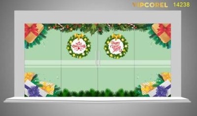 File in ấn chuyên nghiệp File in decal giáng sinh noel 2025 GS1218 (file gốc)