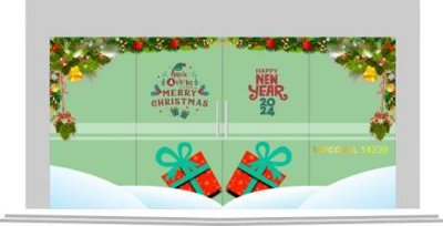 Download file gốc File in decal giáng sinh noel 2025 GS1219 (in mica) logo