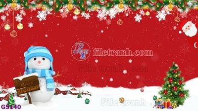 Tải file File phông cây thông giáng sinh GS140 (gốc) làm file quảng cáo