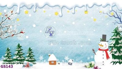 Tải file File phông cây thông giáng sinh GS143 (gốc) làm file quảng cáo