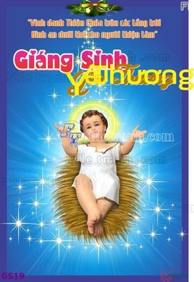 Tải file tranh gốc file baner phông công giáo chúa giáng sinh GS19 chất lượng cao