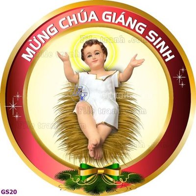 File gốc file baner phông công giáo chúa giáng sinh GS20 (trang trí) phòng trẻ em