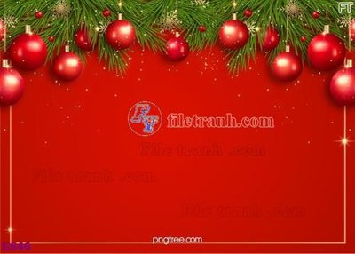 Ảnh gốc file in lụa File phông cây thông giáng sinh GS46 chi tiết