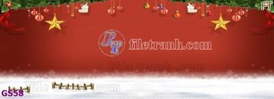 File in mica File phông cây thông giáng sinh GS58 (bản gốc) siêu trong