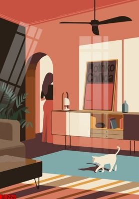 File ảnh gốc File tranh gốc in tranh tường nền tổng hợp H10229 (chuyên in mica)