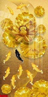 File gốc File tranh gốc in tranh tường nền tổng hợp H10443 (in tráng gương) sang trọng