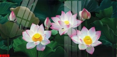 Tải file File tranh gốc in tranh tường nền tổng hợp H10528 (gốc) làm file thiết kế