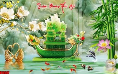 File in trần File tranh gốc in tranh tường nền tổng hợp H10597 (file gốc) xuyên sáng