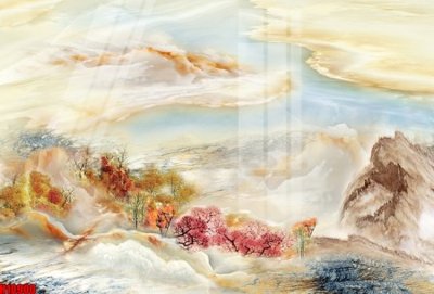 File gốc File tranh gốc in tranh tường nền tổng hợp H10900 (in ấn) màu sắc trung thực