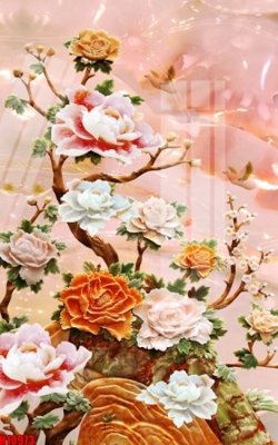 File tranh File tranh gốc in tranh tường nền tổng hợp H10973 (bản gốc) treo tường