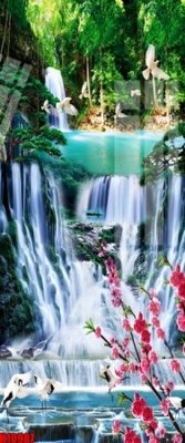 Tải file File tranh gốc in tranh tường nền tổng hợp H10987 (ảnh gốc) in tráng gương