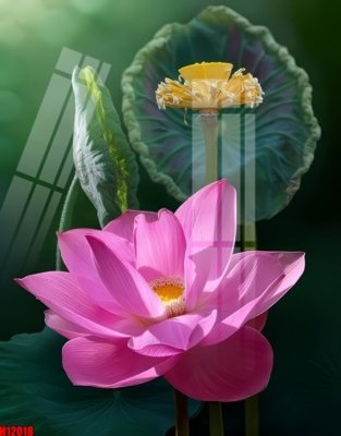 Tải file File tranh gốc in tranh tường nền tổng hợp H12018 (gốc) in nhanh