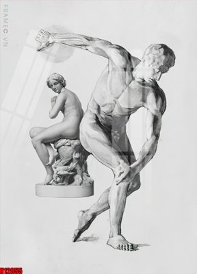 Tải file File tranh gốc in tranh tường nền tổng hợp H12055 (gốc) chủ đề hoa sen