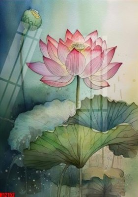 File tranh File tranh gốc in tranh tường nền tổng hợp H12152 (gốc) in trên kính