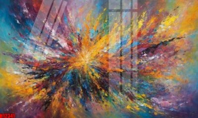 File gốc File tranh gốc in tranh tường nền tổng hợp H12341 (in tráng gương) sang trọng