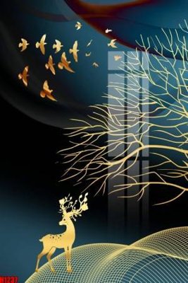 Cung cấp file tranh gốc File tranh decor tranh bộ treo tường tổng hợp H1237 độc quyền