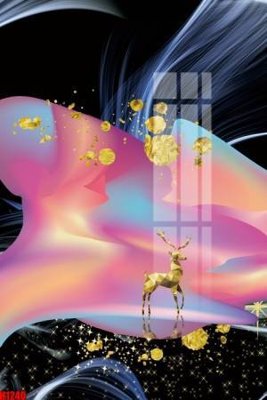 File tranh in trần 3D File tranh decor tranh bộ treo tường tổng hợp H1240 (ảnh gốc)