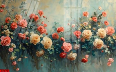 File gốc File tranh gốc in tranh tường nền tổng hợp H12439 (in tráng gương) sang trọng