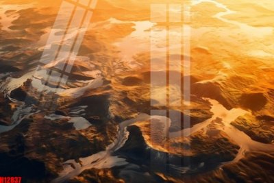 File tranh File tranh gốc in tranh tường nền tổng hợp H12837 (bản gốc) in lụa 5D