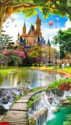 Chi tiết file ảnh File tranh gốc in tranh tường nền tổng hợp H13137 sắc nét