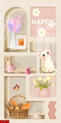 Ảnh gốc File tranh gốc in tranh tường nền tổng hợp H13192 (siêu chi tiết) để in ấn