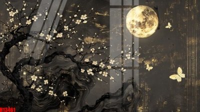 Tải file File tranh gốc in tranh tường nền tổng hợp H13461 (gốc) chủ đề phong thủy