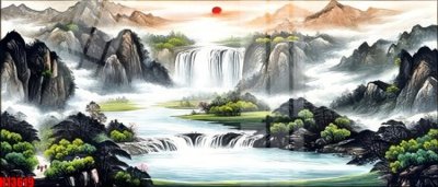 Tải file File tranh gốc in tranh tường nền tổng hợp H13619 (ảnh gốc) in tráng gương