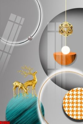 File PSD File tranh gốc in tranh tường nền tổng hợp H14044 (nguyên bản) cho thiết kế