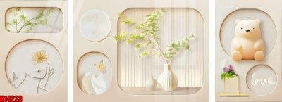 Tải về file gốc File tranh gốc in tranh tường nền tổng hợp H14223 (chuẩn in ấn)