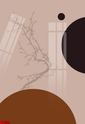 Download file gốc File tranh gốc in tranh tường nền tổng hợp H14259 (in lụa) tranh 3D