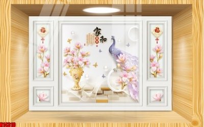 File gốc File tranh gốc in tranh tường nền tổng hợp H14310 (chuẩn màu) cho in offset