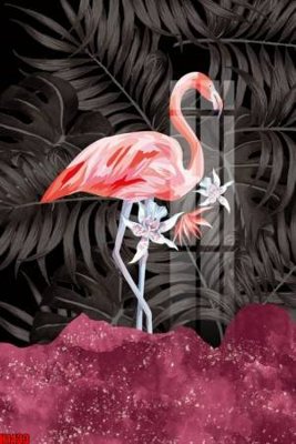 File gốc File tranh decor tranh bộ treo tường tổng hợp H1433 (in lụa) họa tiết 3D