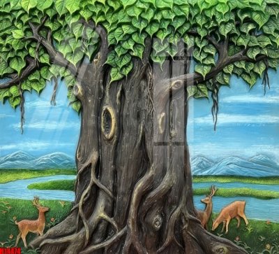 File gốc File tranh gốc in tranh tường nền tổng hợp H14474 (AI/EPS) cho in ấn