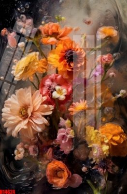 Tải file File tranh gốc in tranh tường nền tổng hợp H14624 (gốc) làm tranh trang trí