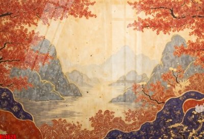 File tranh in trần 3D File tranh gốc in tranh tường nền tổng hợp H14628 (ảnh gốc)