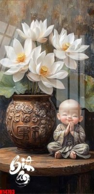 File ảnh File tranh gốc in tranh tường nền tổng hợp H14703 (gốc) in standee