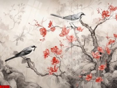 File gốc File tranh gốc in tranh tường nền tổng hợp H14905 (in mica) làm bảng hiệu