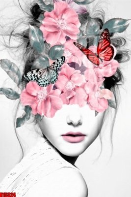 Tải file File tranh gốc in tranh tường nền tổng hợp H15324 (PSD) cho in tranh kính