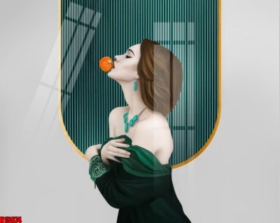 File tranh File tranh gốc in tranh tường nền tổng hợp H15674 (bản gốc) treo phòng ăn