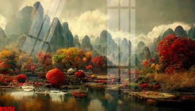 File tranh File tranh gốc in tranh tường nền tổng hợp H15752 (gốc) chủ đề thiên nhiên