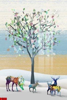 File gốc in ấn File tranh decor tranh bộ treo tường tổng hợp H1586 chất lượng vượt trội