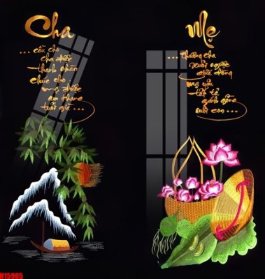 File gốc File tranh gốc in tranh tường nền tổng hợp H15905 (PNG) không nền chất lượng