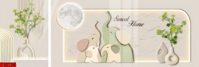 File gốc File tranh gốc in tranh tường nền tổng hợp H16235 (in ấn) màu sắc trung thực