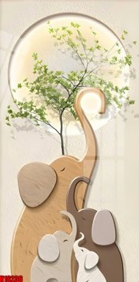 Tải file File tranh gốc in tranh tường nền tổng hợp H16236 (PSD) cho in ấn quảng cáo