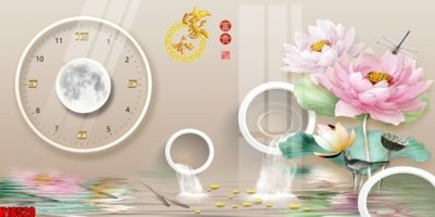 File ảnh File tranh gốc in tranh tường nền tổng hợp H16520 (gốc) in PP, decal