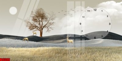 File gốc File tranh gốc in tranh tường nền tổng hợp H16592 (AI/EPS) cho in ấn