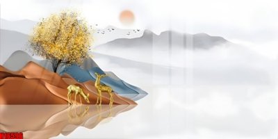 File gốc File tranh gốc in tranh tường nền tổng hợp H16596 (PNG) nền trong suốt