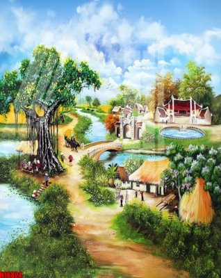 File tranh quảng cáo File tranh gốc in tranh tường nền tổng hợp H16824 (download file gốc)