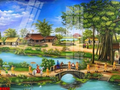 File gốc File tranh gốc in tranh tường nền tổng hợp H16825 (phong cách) cổ điển