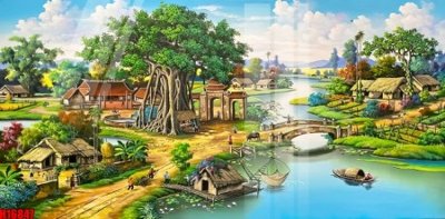 File gốc File tranh gốc in tranh tường nền tổng hợp H16847 (phong cách) châu Âu